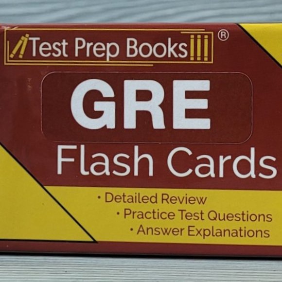 GRE Study Flash Cards - Practice Questions - Answer Explanations Test Prep Books - Picture 3 of 8